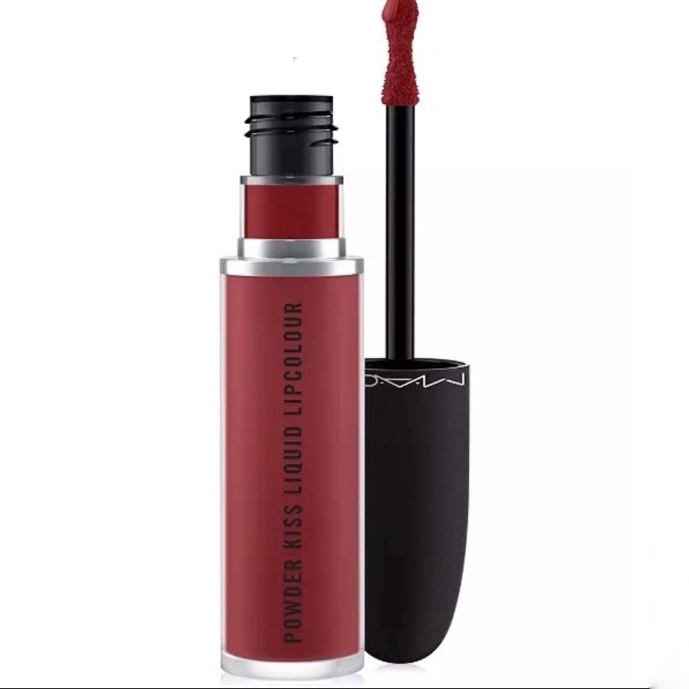 MAC Powder Kiss Liquid Lipcolour *977 FASHION EMERGENCY* / .17 oz /NIB - Picture 4 of 6